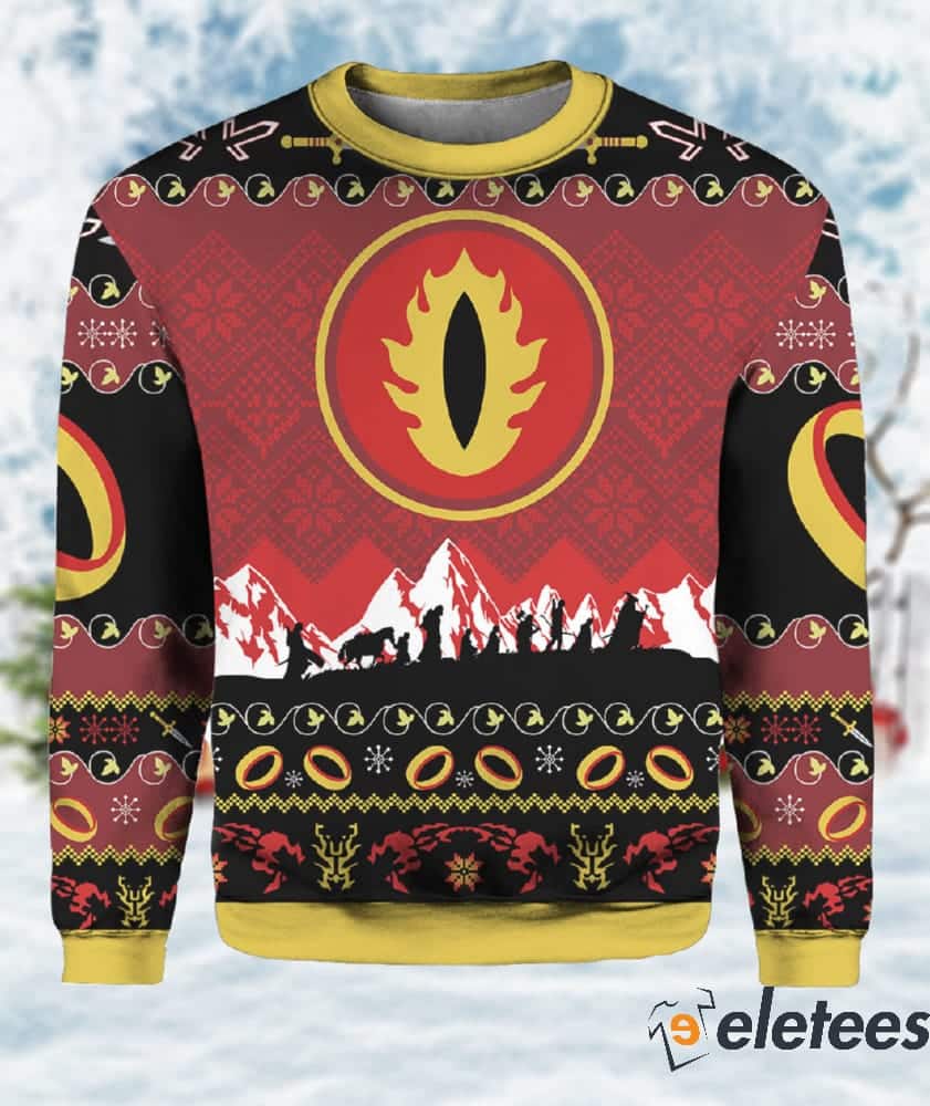 Sauron The Lord of the Rings Ugly Christmas Sweater Men And Women Sweater  Gift For Christmas - Banantees