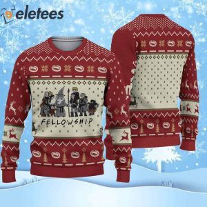 Fellowship LOTR Ugly Christmas Sweater