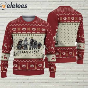 Fellowship LOTR Ugly Christmas Sweater 2