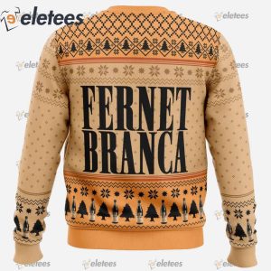 Fernet Branca Ugly Christmas Sweater1