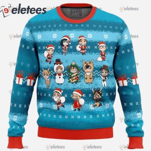 Festive Haikyuu Ugly Christmas Sweater