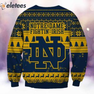 Fighting Irish Grnch Christmas Ugly Sweater 2