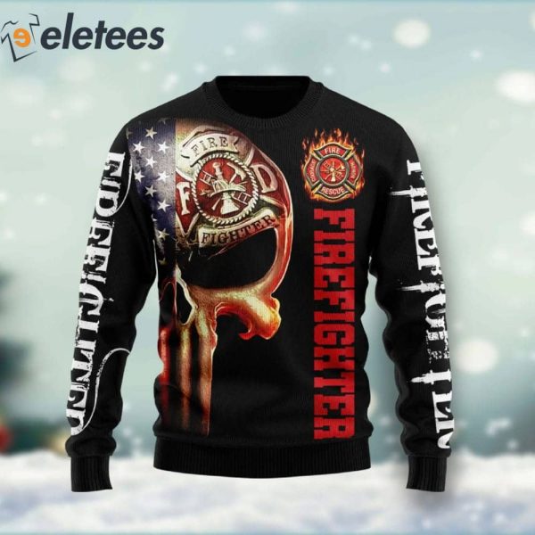 Firefighter Bravery Is Not The Absence Of Fear Ugly Christmas Sweater