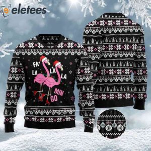 Fla La La Lamingo Min Go Ugly Christmas Sweater 2