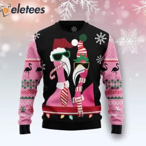 Walmart flamingo 2024 christmas sweater