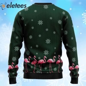 Flamingo Merry Flockin Christmas Ugly Sweater 2