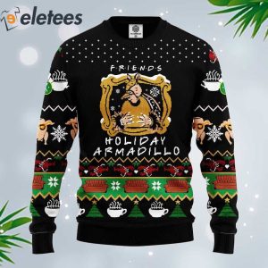 Friends Holiday Armadillo Ugly Christmas Sweater 2
