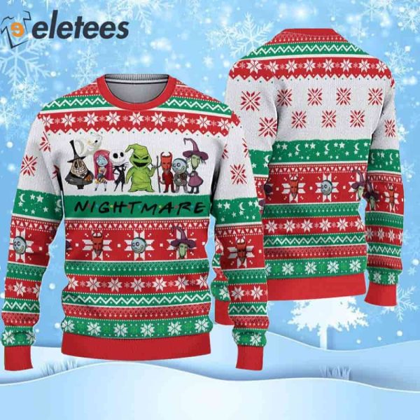 Friends Nightmare Halloween Ugly Christmas Sweater