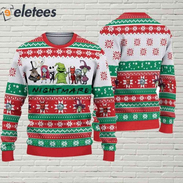 Friends Nightmare Halloween Ugly Christmas Sweater