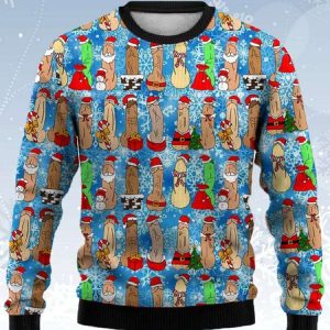 Fun Christmas Snowflake Cocks Ugly Sweater