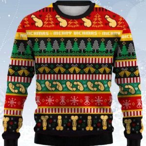 Fun Creative Merry Cockstmas Ugly Christmas Sweater 2