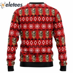 Funny Brown Horse Ugly Christmas Sweater 2