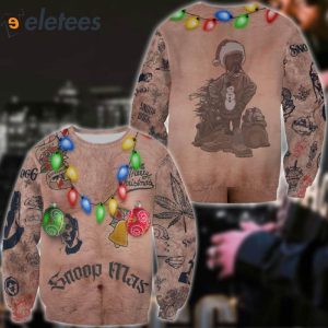 Funny SnoopDogg Snoop Mas Ugly Christmas Sweater 1