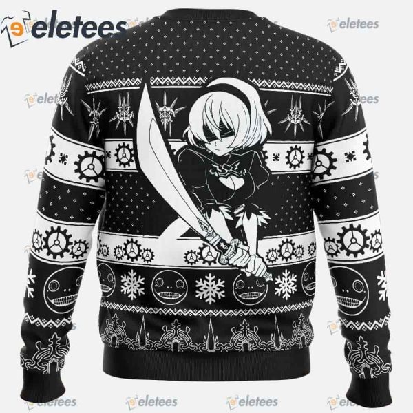 Game of Yorha Nier Automata Ugly Christmas Sweater