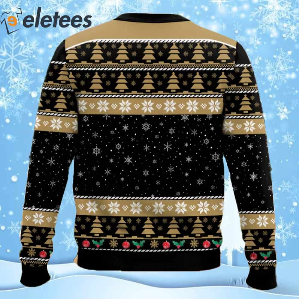 Gold ugly clearance christmas sweater