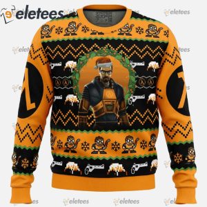 Gordon Freeman Half Life Ugly Christmas Sweater