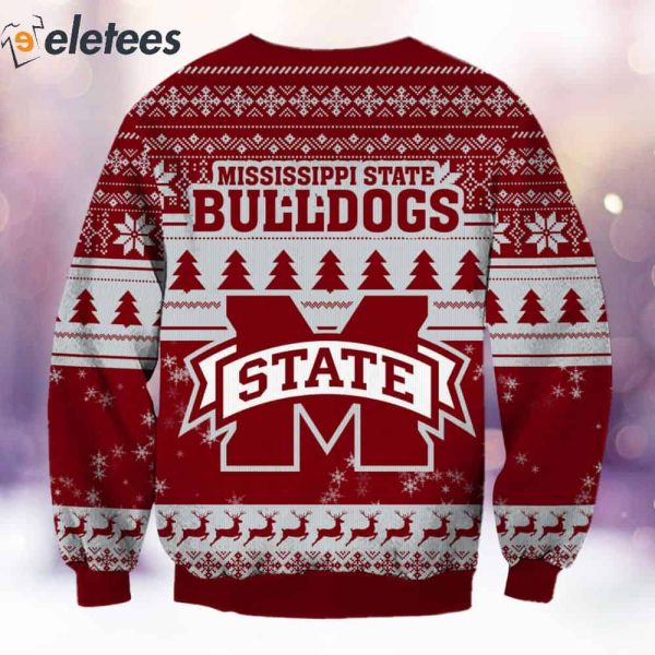 Grnch Bulldogs Christmas Ugly Sweater