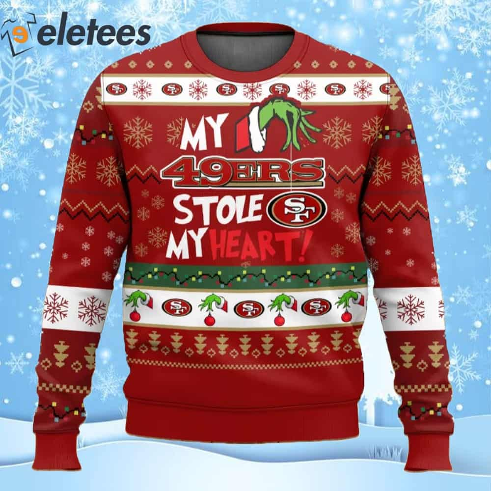 Ugly christmas 2025 sweater 49ers