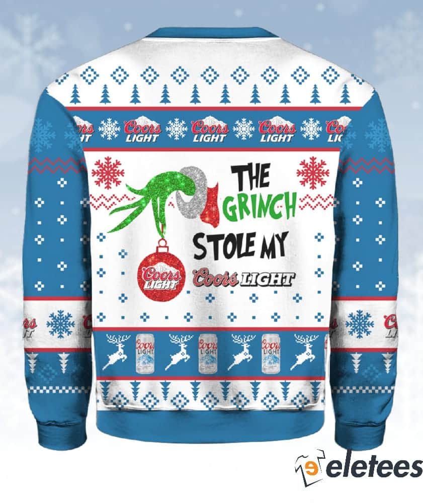 Coors Light Grinch Merry Christmas 2023 Best Holiday Gift For Family Ugly  Sweater - Binteez