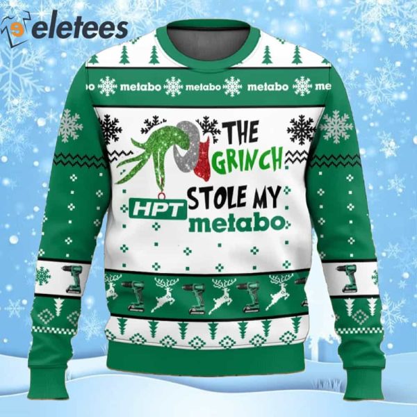 Grnch Stole My Metabo Ugly Christmas Sweater