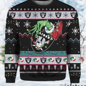 Grinch Grnch Stole Raiders Ugly Christmas Sweater