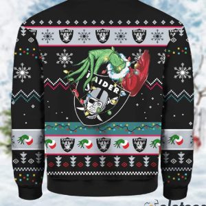 Grnch Stole Raiders Ugly Christmas Sweater 3