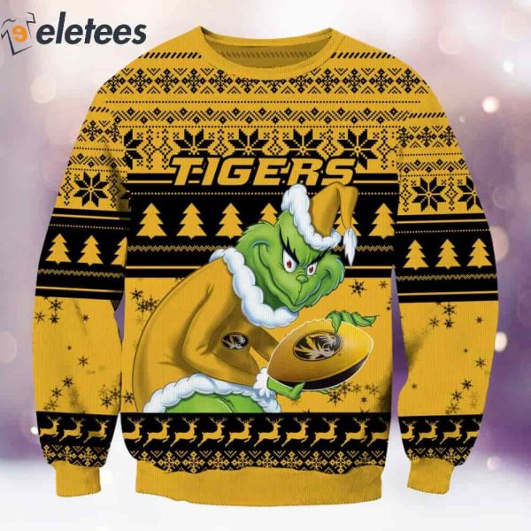 Grnch Tigers Christmas Ugly Sweater