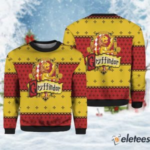 Gryffindor Christmas Sweater 1