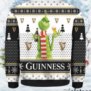 Guinness Grnch Ugly Christmas Sweater 3