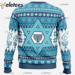 Hanukkah Ugly Christmas Sweater1