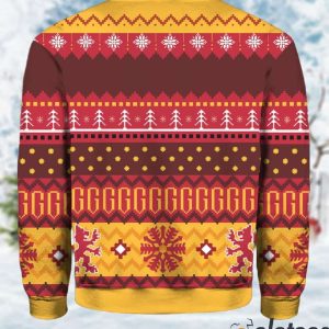 Harry Potter Gryffindor House Ugly Christmas Sweater 3