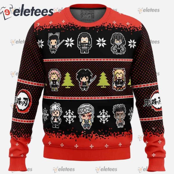 Hashira Demon Slayer Ugly Christmas Sweater