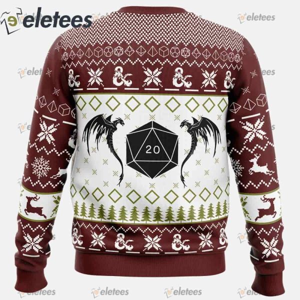 Have Yourself A Merry Little Crit-Mas Dungeons and Dragons Ugly Christmas Sweater