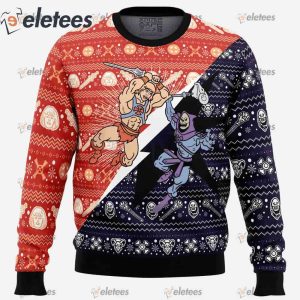 He man vs Skeletor Ugly Christmas Sweater