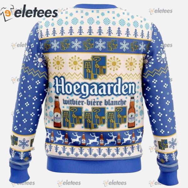Hoegaarden Beer Christmas Sweater