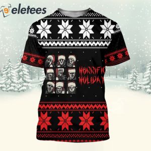 Horrific Holiday Christmas 3D Print Shirt