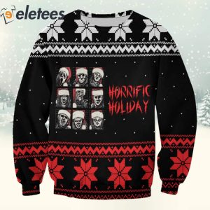 Horrific Holiday Christmas 3D Print Shirt 2
