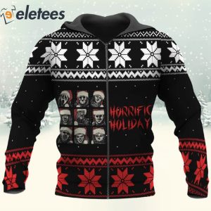 Horrific Holiday Christmas 3D Print Shirt 4