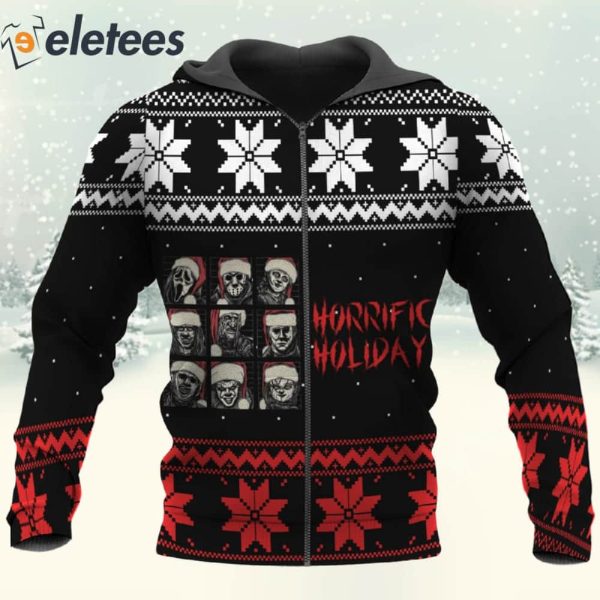 Horrific Holiday Christmas 3D Print Shirt