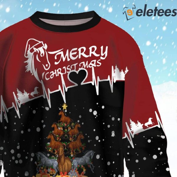 Horse Merry Christmas Ugly Sweater