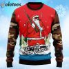 Hunting Santa Tis The Open Season Ugly Christmas Sweater