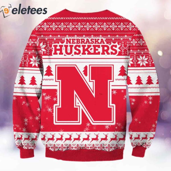 Huskers Grnch Christmas Ugly Sweater