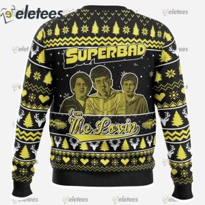 I am Mc Lovin Superbad Ugly Christmas Sweater1