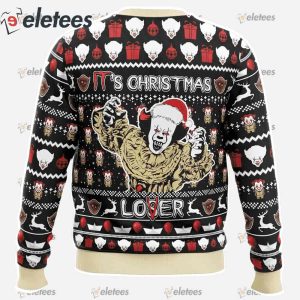ITs Christmas Lover IT Ugly Christmas Sweater1