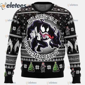 Im Going to a Christmas Party Venom Ugly Christmas Sweater