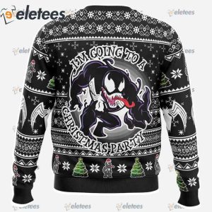Im Going to a Christmas Party Venom Ugly Christmas Sweater1