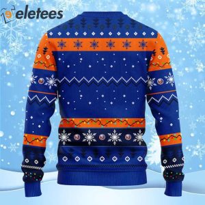 Islanders Hockey Dabbing Santa Claus Ugly Christmas Sweater 2