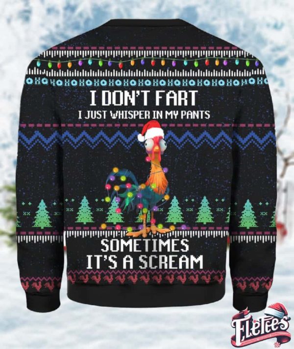 It’s Scream Chicken Ugly Christmas Sweater