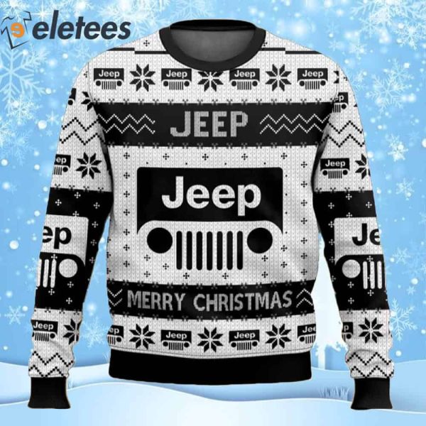 Jeep Merry Christmas Ugly Sweater