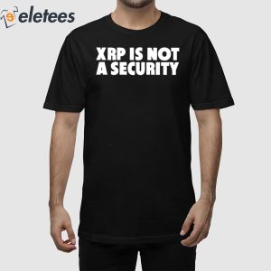 Jeremy Hogan Xrp Is Not A Security Shirt